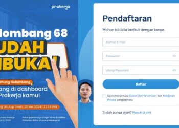 Kartu Prakerja Gelombang 68 Mulai Dibuka, Berikut Cara Daftarnya!
