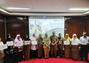 8 Perpustakaan di Bontang Raih Akreditasi dari Perpusnas RI
