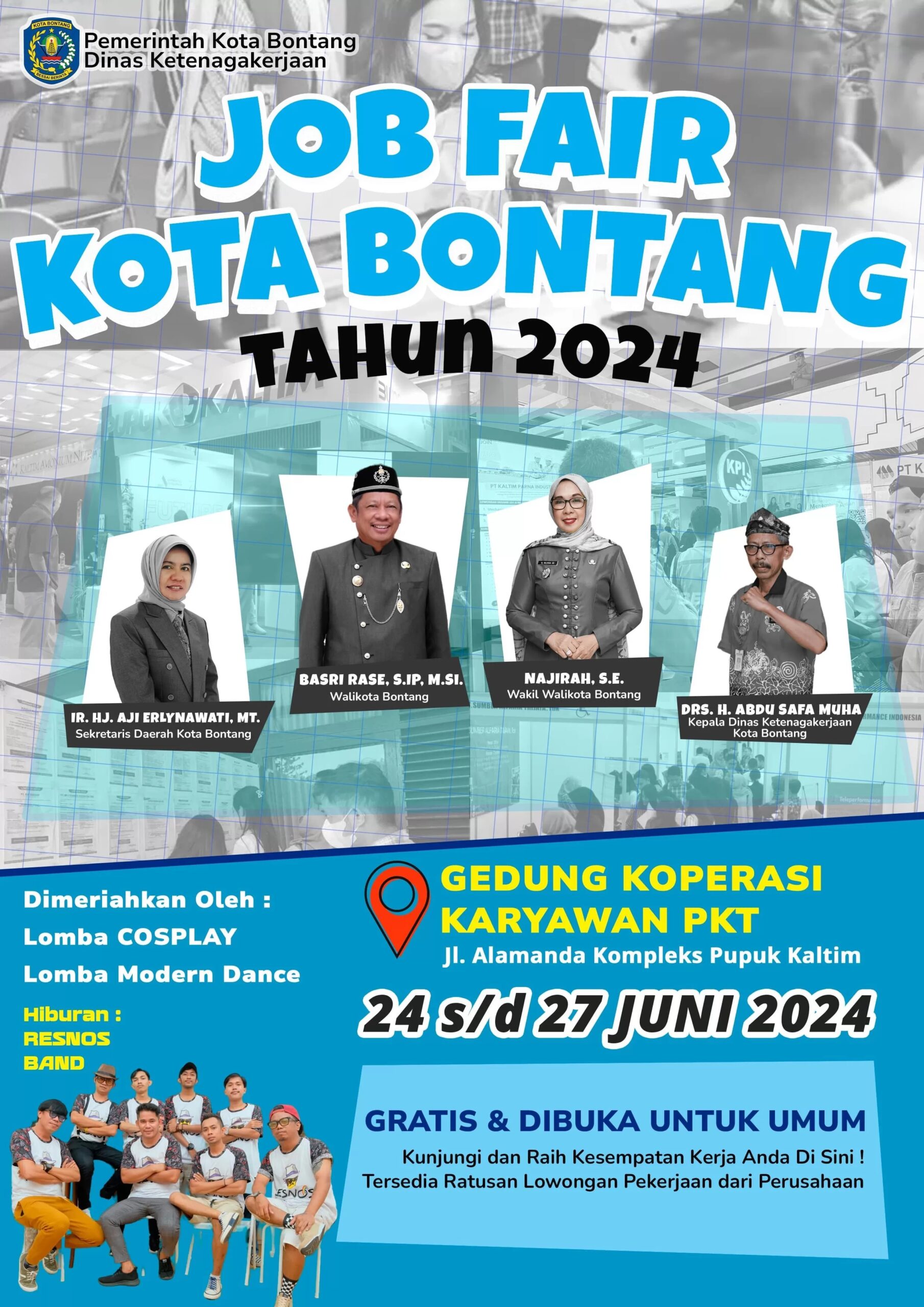 Job Fair Bontang bakal Digelar 24-27 Juni, Diikuti 50 Perusahaan Lintas Sektor