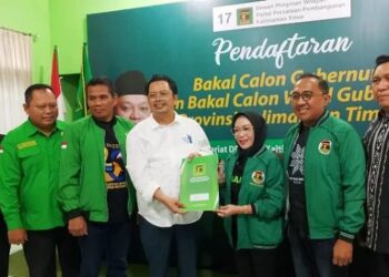 Pilgub Kaltim 2024: Mahyudin Kembalikan Formulir Pendaftaran ke PPP