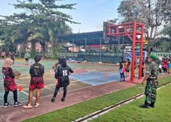 Dandim Bontang Fasilitasi Olahraga Mahasiswa untuk Tingkatkan Kemanunggalan