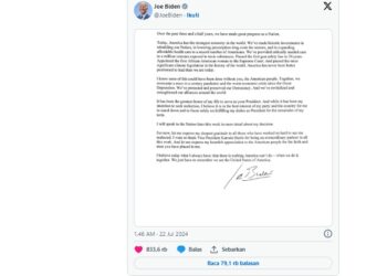 Joe Biden Mundur dari Pilpres AS 2024, Partai Demokrat Cari Pengganti