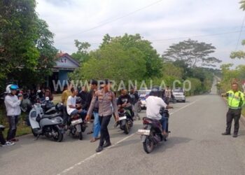 Razia Balap Liar di Bontang Lestari, 88 Motor Diangkut Polisi