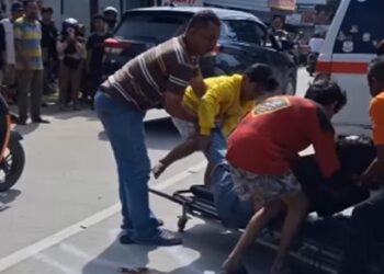 Driver Ojol Tewas Dilindas Truk Kontainer di Jalan Pangeran Suryanata, Samarinda
