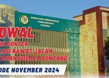 Jadwal Praktik Dokter Spesialis RSUD Taman Husada Bontang November 2024
