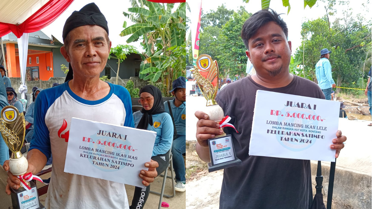 Lomba Mancing Mania Satimpo 2024: Ratusan Peserta Antusias, Dua Pemancing Terbaik Raih Hadiah Utama
