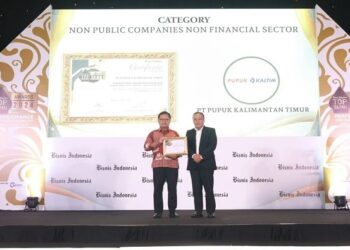 Pupuk Kaltim Raih Penghargaan The Best State Owned Enterprise di TOP BUMN Awards 2024