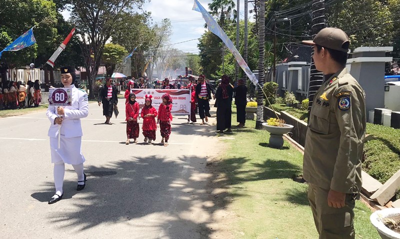 Ribuan Pelajar Ramaikan Bontang City Carnival dan Pawai Budaya 2024