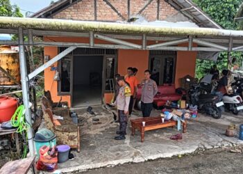 Hujan Deras Picu Tanah Bergerak di Desa Bhuana Jaya Kukar, Rumah Warga Amblas