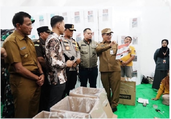 Pantau Persiapan Pemilu di Bontang, Pj Gubernur Kaltim Wanti-Wanti Pemilih Pemula