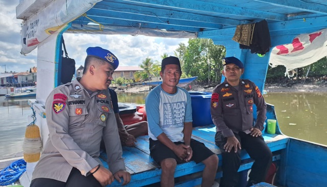 Sentuhan Humanis Polairud Bontang: Bersama Nelayan Jaga Kondusivitas Perairan Jelang Pilkada 2024