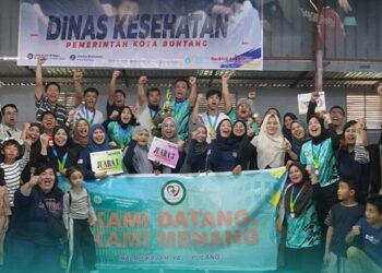 FOTO-FOTO: Badminton RSUD Taman Husada Borong Prestasi di Turnamen Antarfasilitas Kesehatan se-Bontang