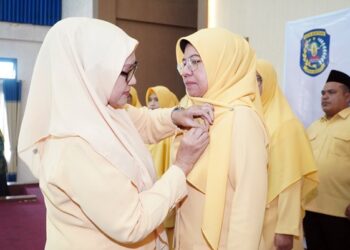 Aji Erlinawati Resmi Pimpin DPC PP PAUD Kota Bontang Periode 2022-2027