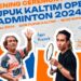 Bulutangkis Open Pupuk Kaltim 2024 Dimulai Malam Ini, Dimeriahkan Agus Koencir dan Agrippina Prima