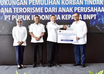 Dukung Pemulihan Penyintas Terorisme, Pupuk Kaltim Salurkan Bantuan Kemanusiaan Rp820 Juta