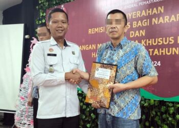 Momentum Natal, Warga Binaan Lapas Balikpapan Terima Remisi hingga 2 Bulan