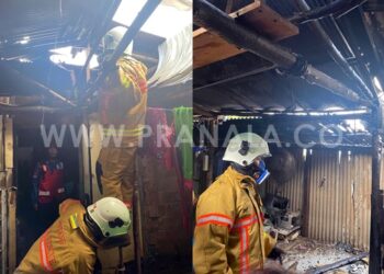 Api Nyaris Meluas, Korsleting Listrik Picu Kebakaran di Bontang Baru