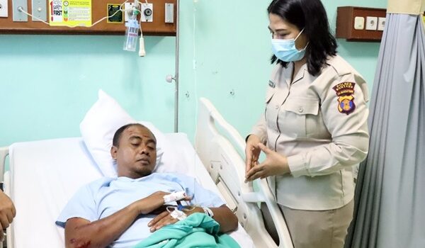 Pengejaran Pencuri di Bontang Berakhir dengan Insiden, Dua Polisi Alami Luka Serius
