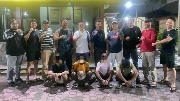 Polisi Tangkap Kawanan Pencuri 20 Tiang Telkom di Kota Bangun, Kukar