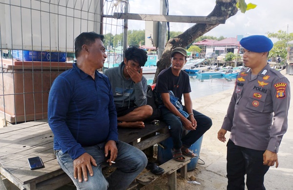 Sat Polairud Bontang Tingkatkan Pengawasan Kapal Wisata ke Pulau Beras Basah