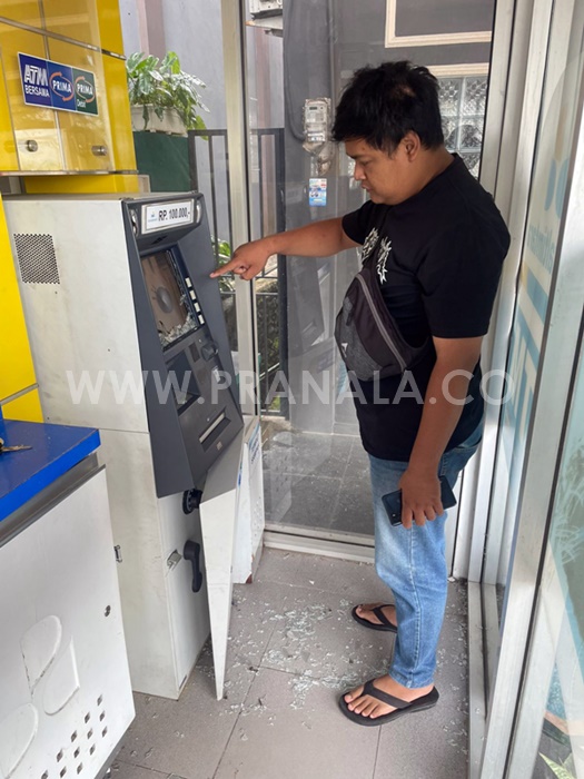 Dua Mesin ATM di Depan Bontang City Mall Dirusak, Polisi Selidiki Pelaku