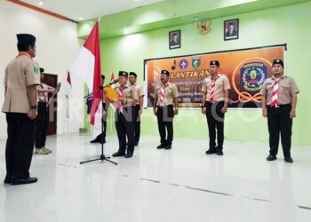 Pengurus Mabiran dan Kwartir Ranting Pramuka Bontang Selatan Resmi Dilantik