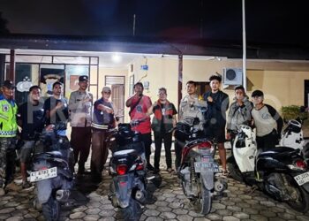 Aksi Balap Liar di Lok Tuan Bontang Dibubarkan, Lima Motor Diamankan