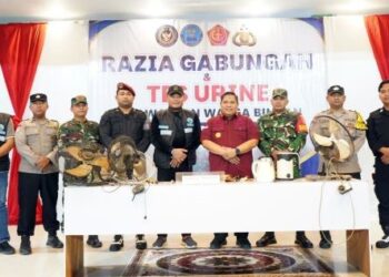 Bersih-Bersih Rutan Samarinda, Petugas Sisir Blok Hunian dan Tes Urine Warga Binaan