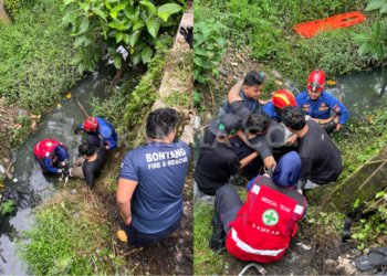 Epilepsi Kambuh, Pengendara Motor di Bontang, Kaltim Tercebur ke Sungai