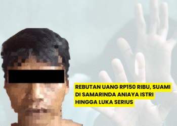 Rebutan Uang Rp150 Ribu, Suami di Samarinda Aniaya Istri hingga Luka Serius