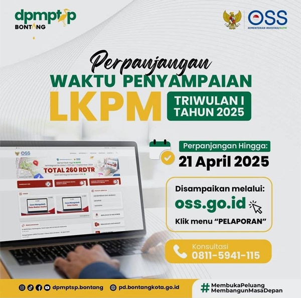 Pelaporan LKPM Diperpanjang, DPMPTSP Bontang Siap Dampingi Pelaku Usaha