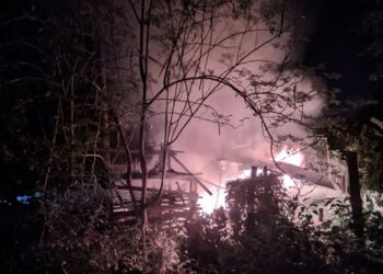 Sepi Tanpa Penghuni, Pondok di Timbau Kukar Dilalap Api saat Warga Terlelap