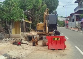 Trotoar Senilai Rp6,9 Miliar di Jalan Esk Sendawar Bontang Dibongkar, Tahun Ini Dilanjutkan Sedot Anggaran Miliaran Lagi