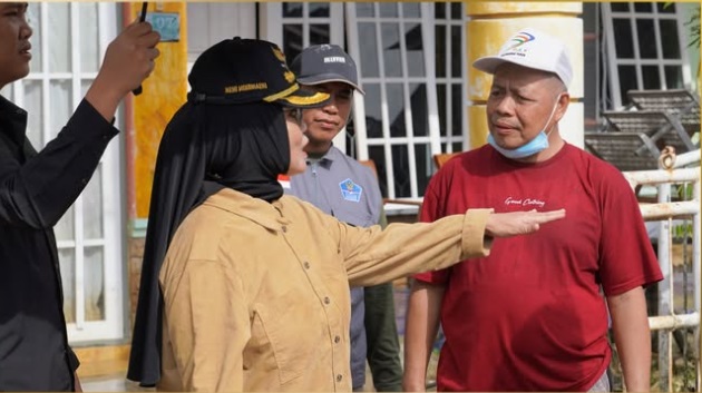 Wali Kota Bontang Tinjau Lokasi Banjir, Perintahkan Perbaikan Turap Segera