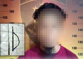 Emosi Memuncak, Pria di Kaltim Bacok Teman Sendiri Pakai Samurai 90 Sentimeter