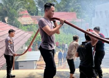 Kontrakan di Tenggarong Kukar Terbakar, Diduga Ada Dua Perempuan Misterius Bawa Jeriken di Lokasi
