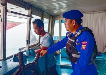 Polairud Pangkep Intensifkan Patroli Laut, Nelayan Diimbau Waspada Cuaca Buruk