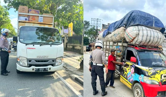 Ganggu Kenyamanan Jalan, 15 Truk ODOL Terjaring di Balikpapan