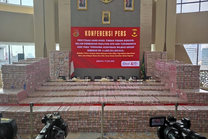 Kejagung Sita Rp11,8 Triliun dari Kasus Korupsi CPO, Uang Tunai Ditumpuk Setinggi 2 Meter!