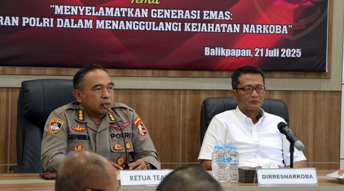 Polri Soroti Ancaman Narkoba di Kaltim, Malaysia jadi Titik Transit