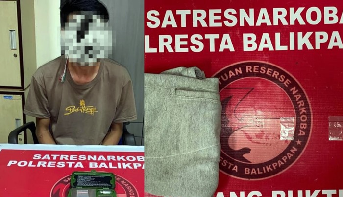 Baru Bebas, Residivis Narkoba di Balikpapan Diringkus Polisi Bawa Dua Paket Sabu