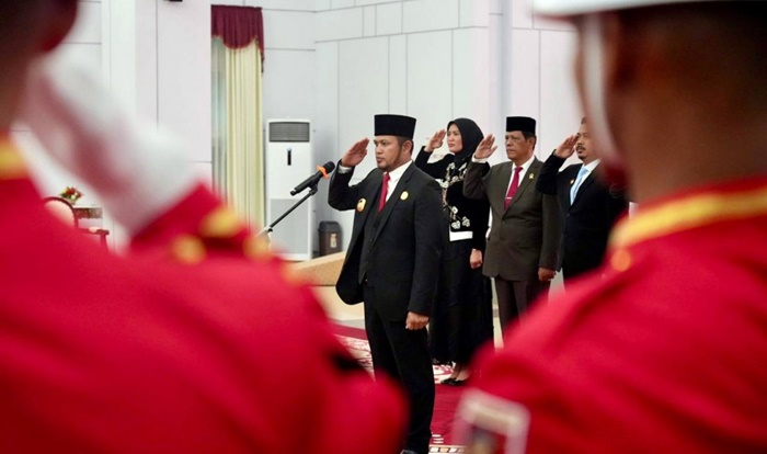 Gubernur Kaltim Kukuhkan 40 Anggota Paskibraka 2025