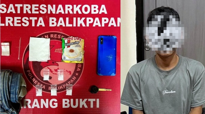 Residivis Narkoba di Balikpapan Masuk Penjara Lagi, Sembunyikan Sabu dalam Bungkus Kopi