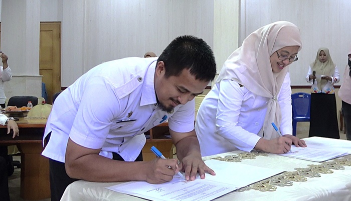 14 OPD di Pangkep Teken Kerja Sama Akses Data Kependudukan