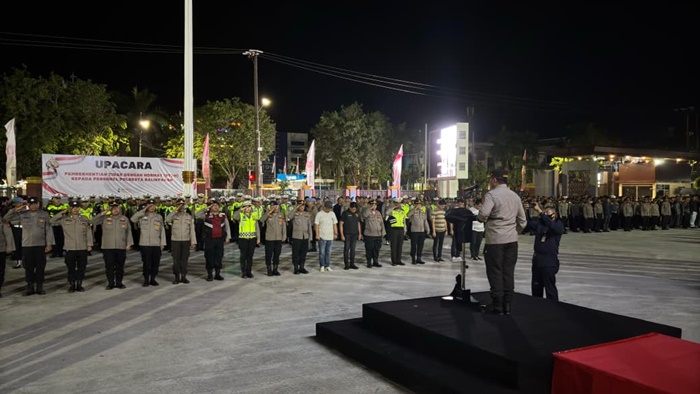 400 Polisi-TNI Gelar Patroli Skala Besar di Balikpapan, Warga Diminta Tetap Waspada