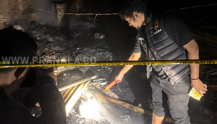 Kebakaran di Segeri Pangkep, Empat Rumah Hangus, Dua Warga Luka Bakar