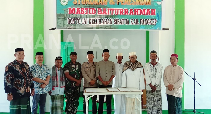 Masjid Baiturrahman Resmi Berdiri di Pangkep, Jadi Pusat Ibadah dan Pendidikan Agama