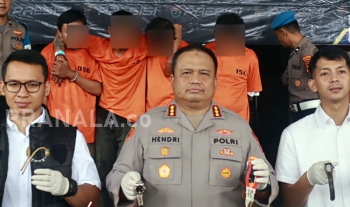 Polresta Samarinda Ringkus Empat Pelaku Pencurian Jam Tangan Senilai Rp25 Juta