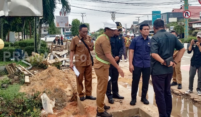 Proyek Drainase Rp23 Miliar Bikin Taman di Bontang yang Baru Dibangun Rusak
