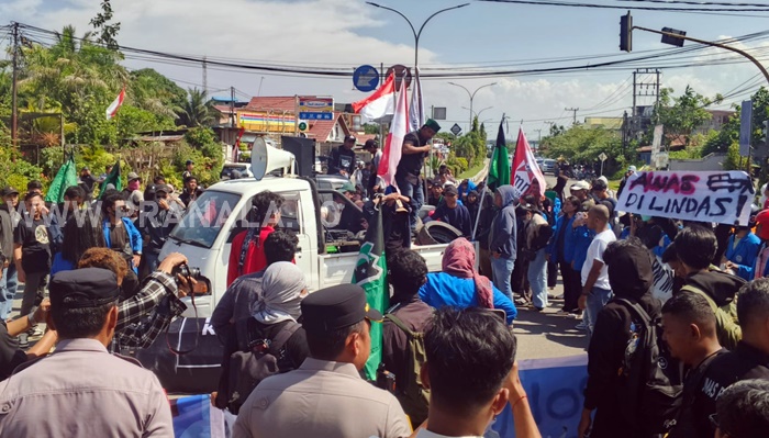 Ratusan Mahasiswa Kutim Turun ke Jalan, Desak Reformasi Polri